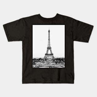 Paris, City, Scandinavian, Nordic, Fashion print, Scandinavian art, Modern art, Wall art, Print, Minimalistic, Modern Kids T-Shirt